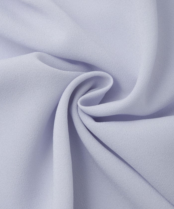 フロント フリル ボウタイ ブラウス レディース ファッション ホワイトドット アイボリー サックス ネイビー ブラックドット M