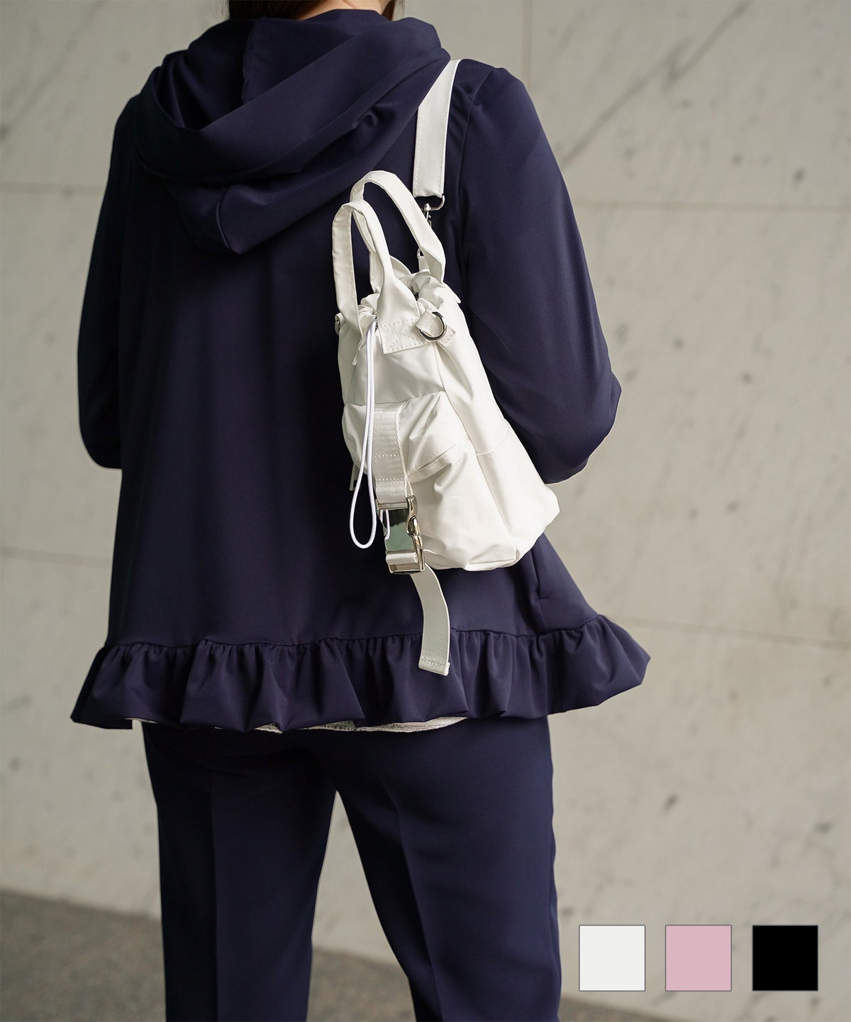 保冷・保温機能付き 3WAY ミニショルダー バッグ HUIT