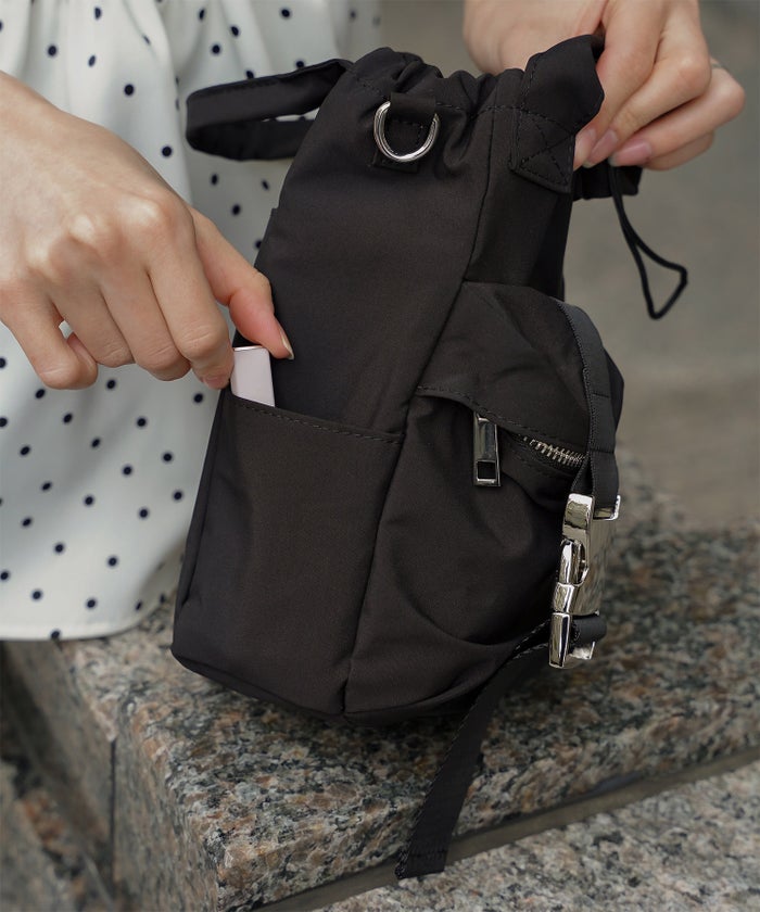 保冷・保温 ミニ ショルダー バッグ レディース ファッション ホワイト ピンク ブラック フリー