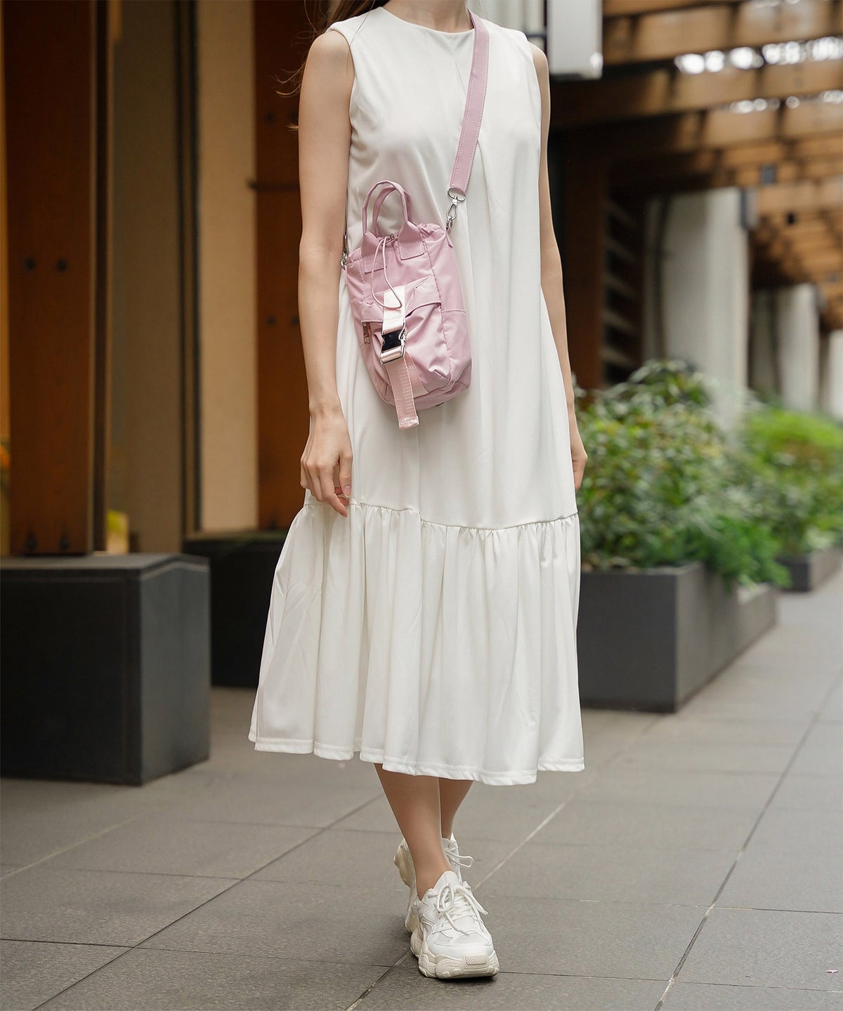 保冷・保温 ミニ ショルダー バッグ レディース ファッション ホワイト ピンク ブラック フリー