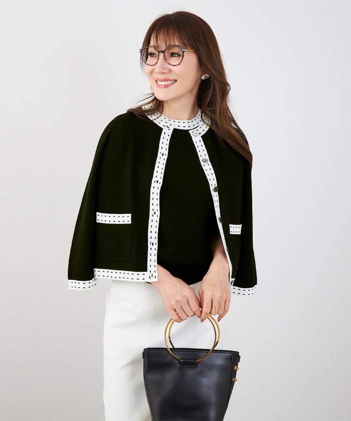 洗濯機可 マシンウォッシャブル UVカット 接触冷感 長袖 可愛い 上品 きれいめ オフィス フェミニン 春 ジョイントスペース