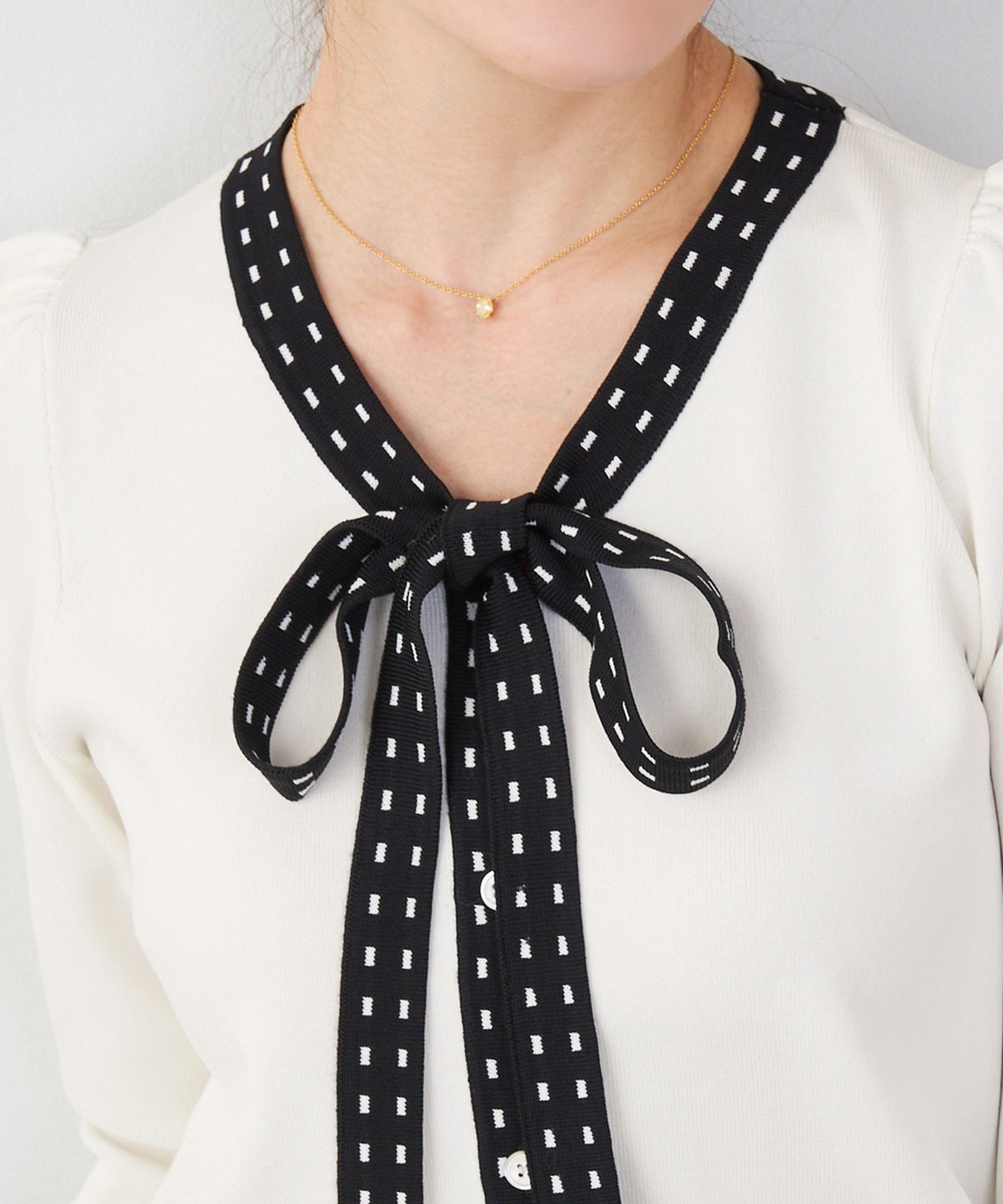 洗濯機可 マシンウォッシャブル UVカット 接触冷感 長袖 可愛い 上品 きれいめ オフィス フェミニン 春 ジョイントスペース