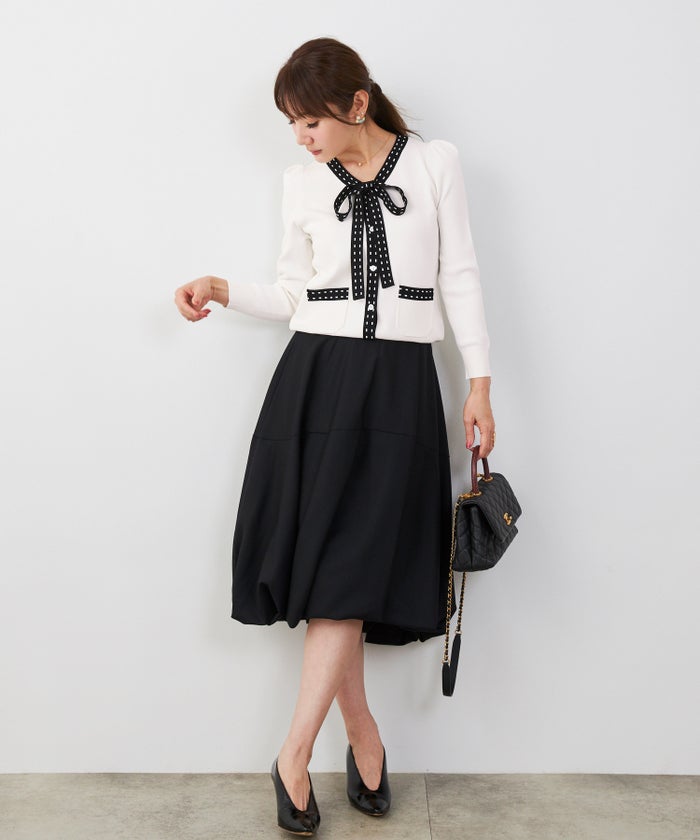 洗濯機可 マシンウォッシャブル UVカット 接触冷感 長袖 可愛い 上品 きれいめ オフィス フェミニン 春 ジョイントスペース