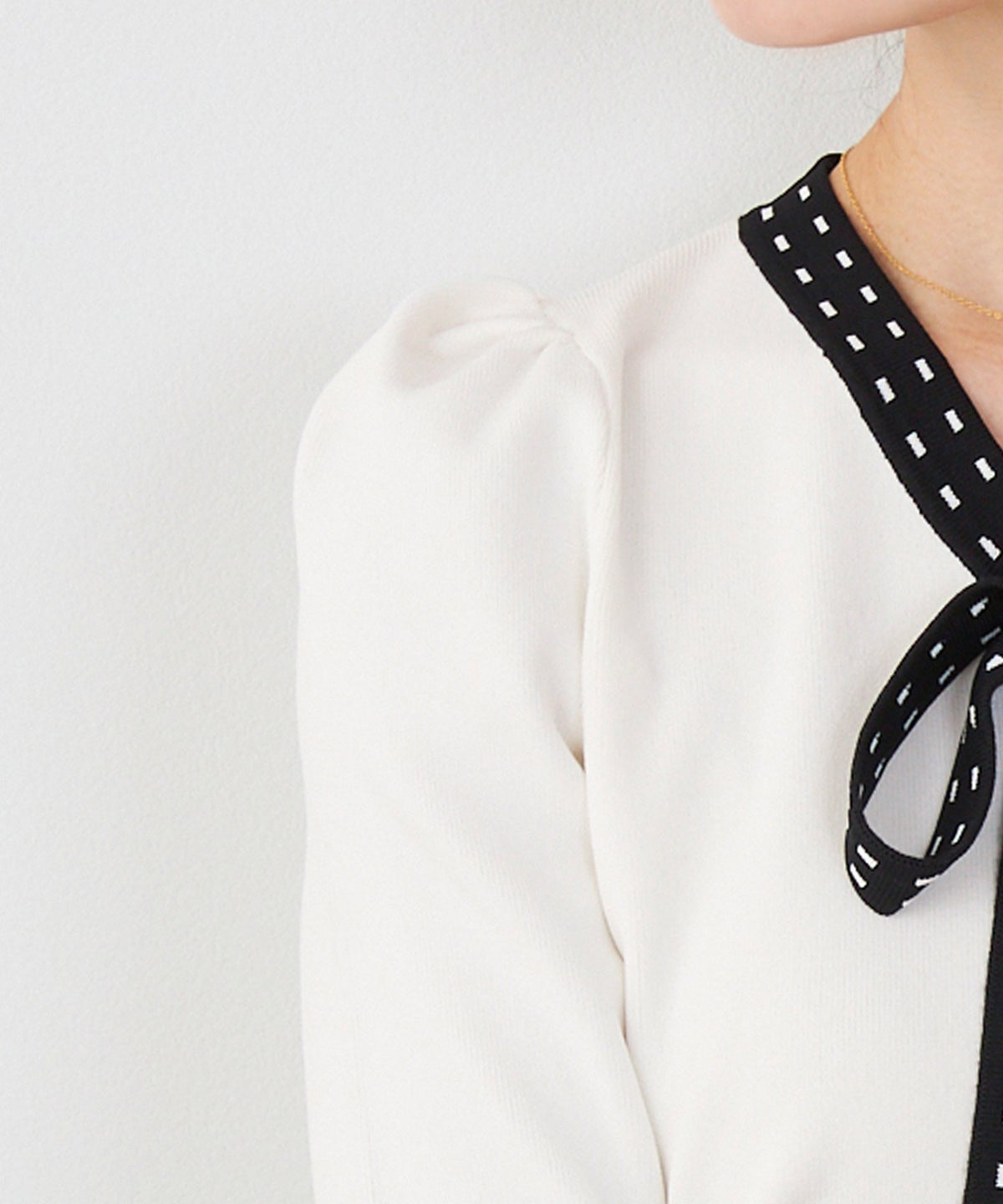 洗濯機可 マシンウォッシャブル UVカット 接触冷感 長袖 可愛い 上品 きれいめ オフィス フェミニン 春 ジョイントスペース