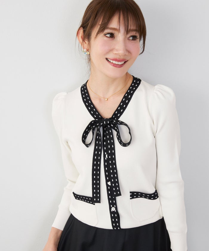 洗濯機可 マシンウォッシャブル UVカット 接触冷感 長袖 可愛い 上品 きれいめ オフィス フェミニン 春 ジョイントスペース