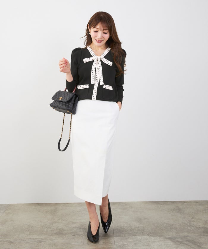 洗濯機可 マシンウォッシャブル UVカット 接触冷感 長袖 可愛い 上品 きれいめ オフィス フェミニン 春 ジョイントスペース