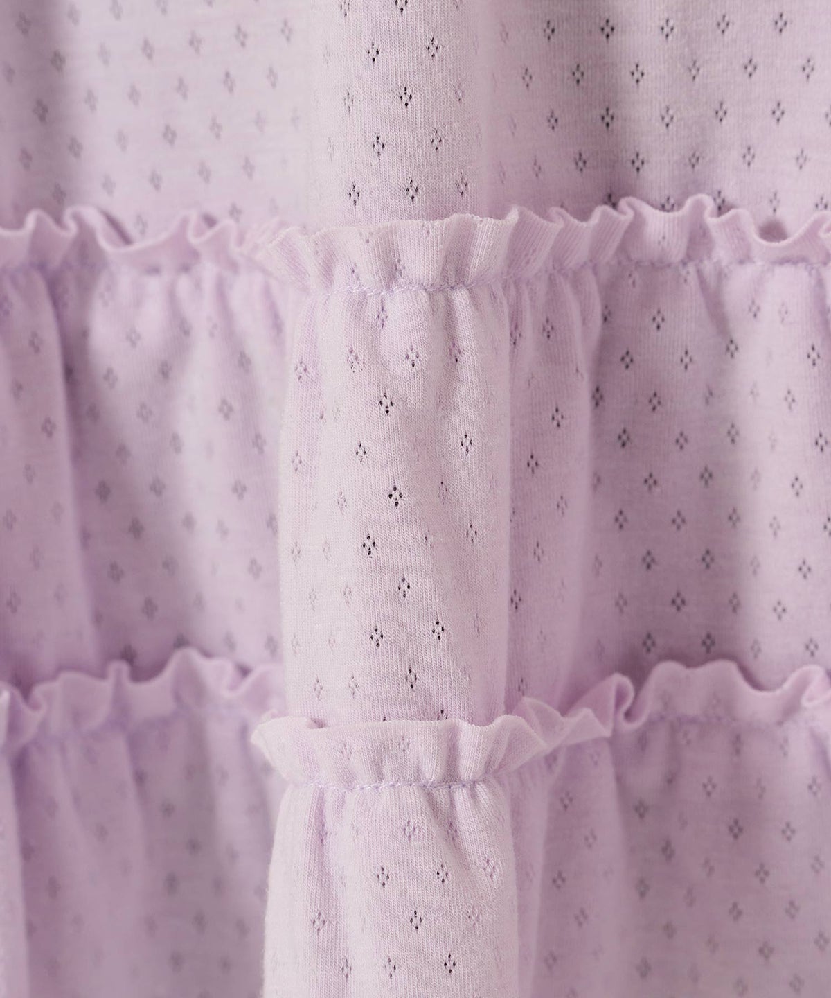 キャミ/トップス/アイレット ヘムフリル カット チュニック TINA：JOJUN