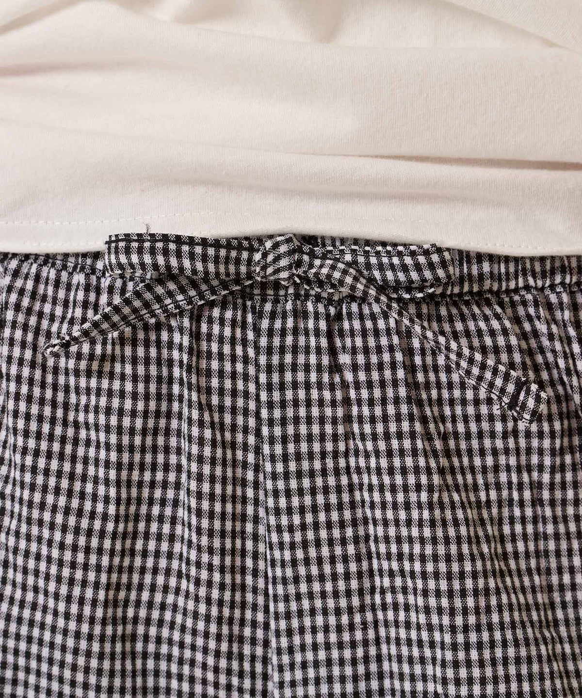 レース/ショートパンツ/リラックス/チェック柄 フリル ショートパンツ TINA：JOJUN