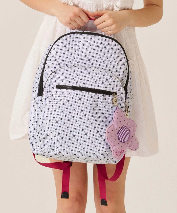 バッグ/リュック/ドット/ミックス ドット プリント リュック TINA：JOJUN