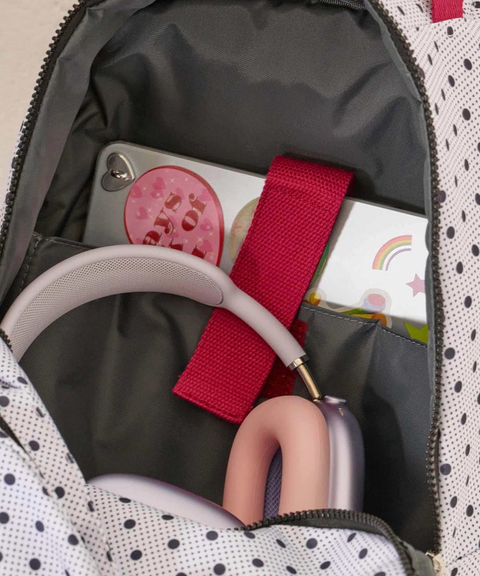 バッグ/リュック/ドット/ミックス ドット プリント リュック TINA：JOJUN