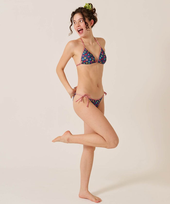 水着/スウィムウェアー/花柄/オリジナル プリント ビキニ TINA：JOJUN