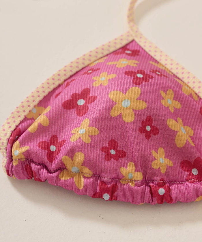 水着/スウィムウェアー/花柄/オリジナル プリント ビキニ TINA：JOJUN