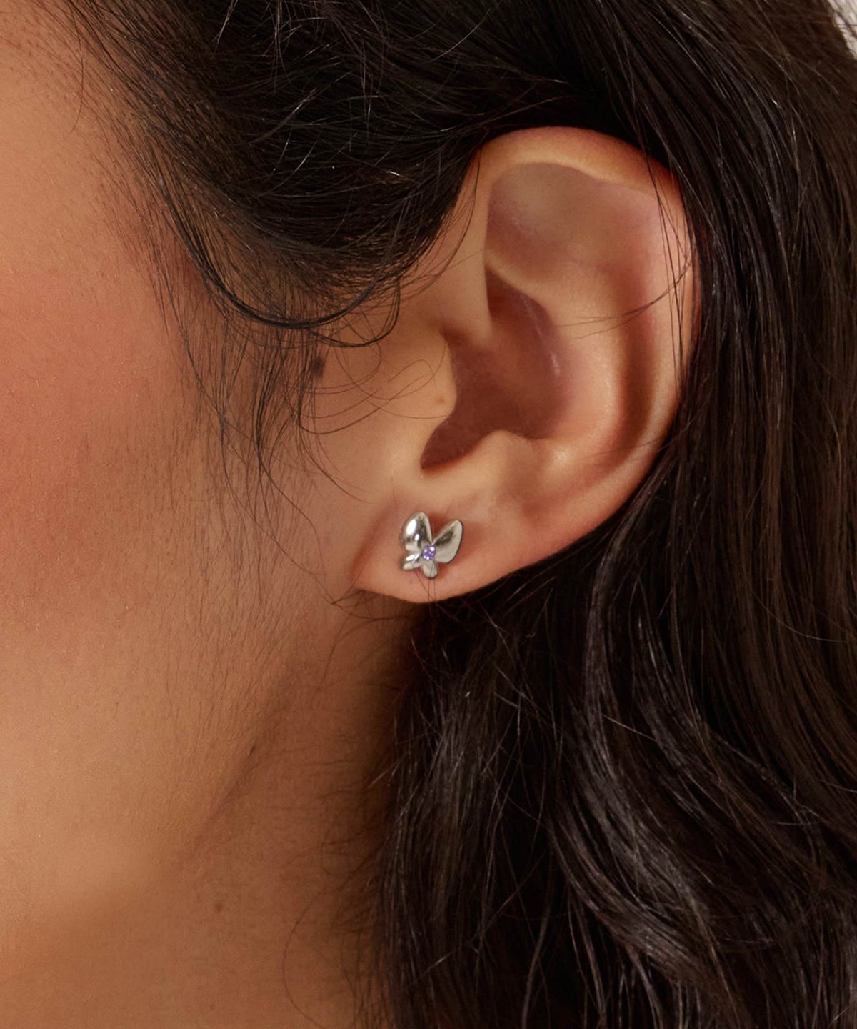 ピアス/アクセサリー/ストーン付き ステンレス ピアス TINA：JOJUN