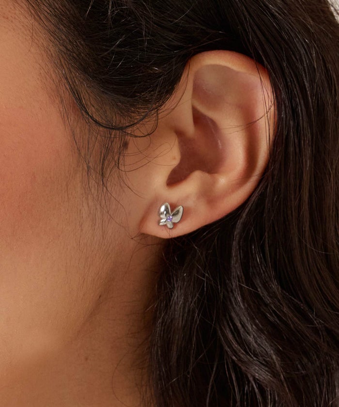 ピアス/アクセサリー/ストーン付き ステンレス ピアス TINA：JOJUN