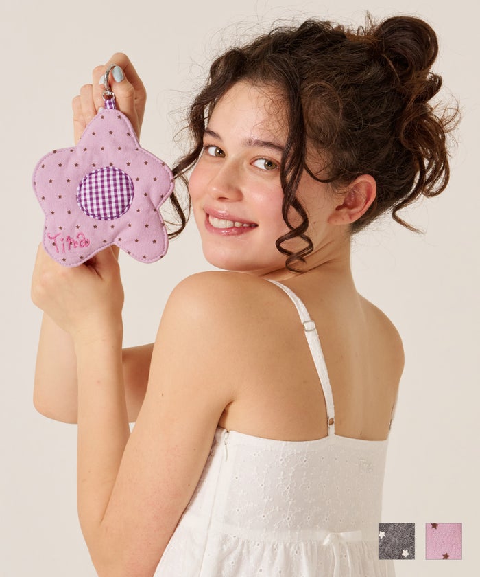 キーホルダー/アクセサリー/花/Bloom キーホルダー ポーチ TINA：JOJUN