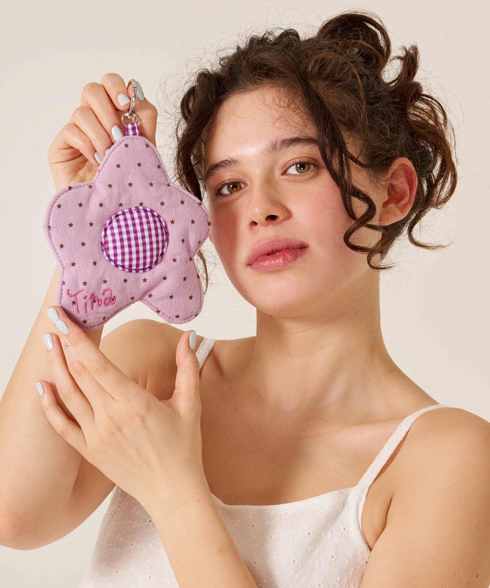 キーホルダー/アクセサリー/花/Bloom キーホルダー ポーチ TINA：JOJUN