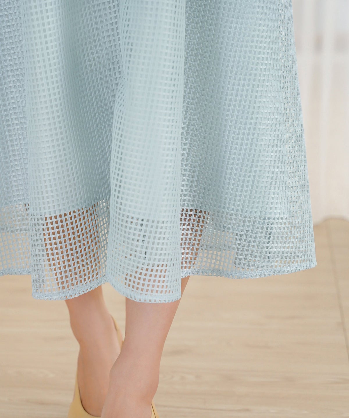 ワンピース レース メッシュレース 上品 エレガント 大人 きれいめ パール