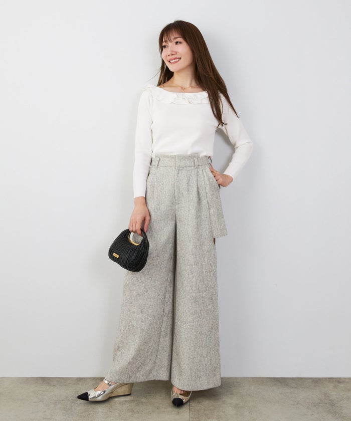 洗濯機可 マシンウォッシャブル UVカット 接触冷感 長袖 可愛い 上品 きれいめ オフィス フェミニン 春 ジョイントスペース