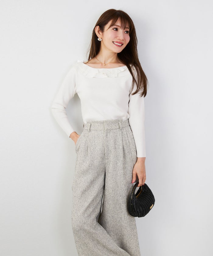 洗濯機可 マシンウォッシャブル UVカット 接触冷感 長袖 可愛い 上品 きれいめ オフィス フェミニン 春 ジョイントスペース