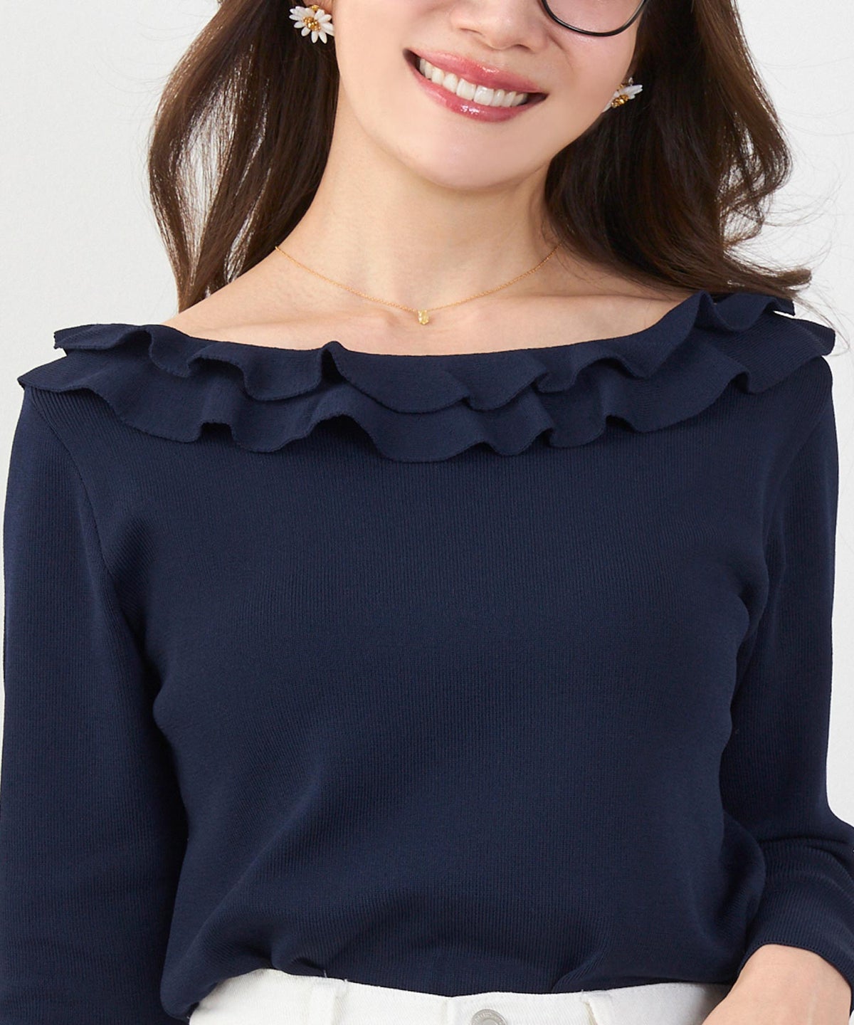 洗濯機可 マシンウォッシャブル UVカット 接触冷感 長袖 可愛い 上品 きれいめ オフィス フェミニン 春 ジョイントスペース