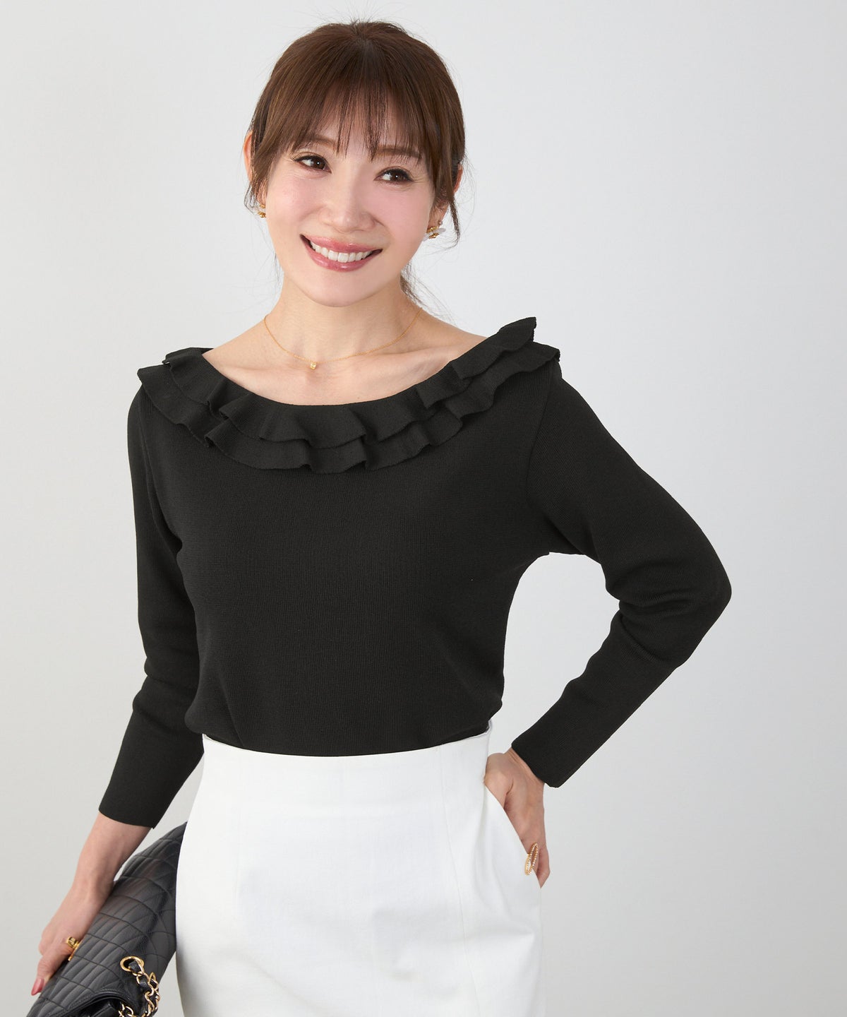 洗濯機可 マシンウォッシャブル UVカット 接触冷感 長袖 可愛い 上品 きれいめ オフィス フェミニン 春 ジョイントスペース