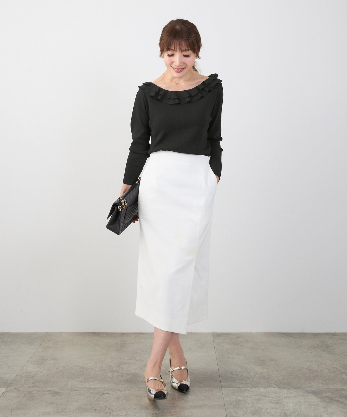 洗濯機可 マシンウォッシャブル UVカット 接触冷感 長袖 可愛い 上品 きれいめ オフィス フェミニン 春 ジョイントスペース