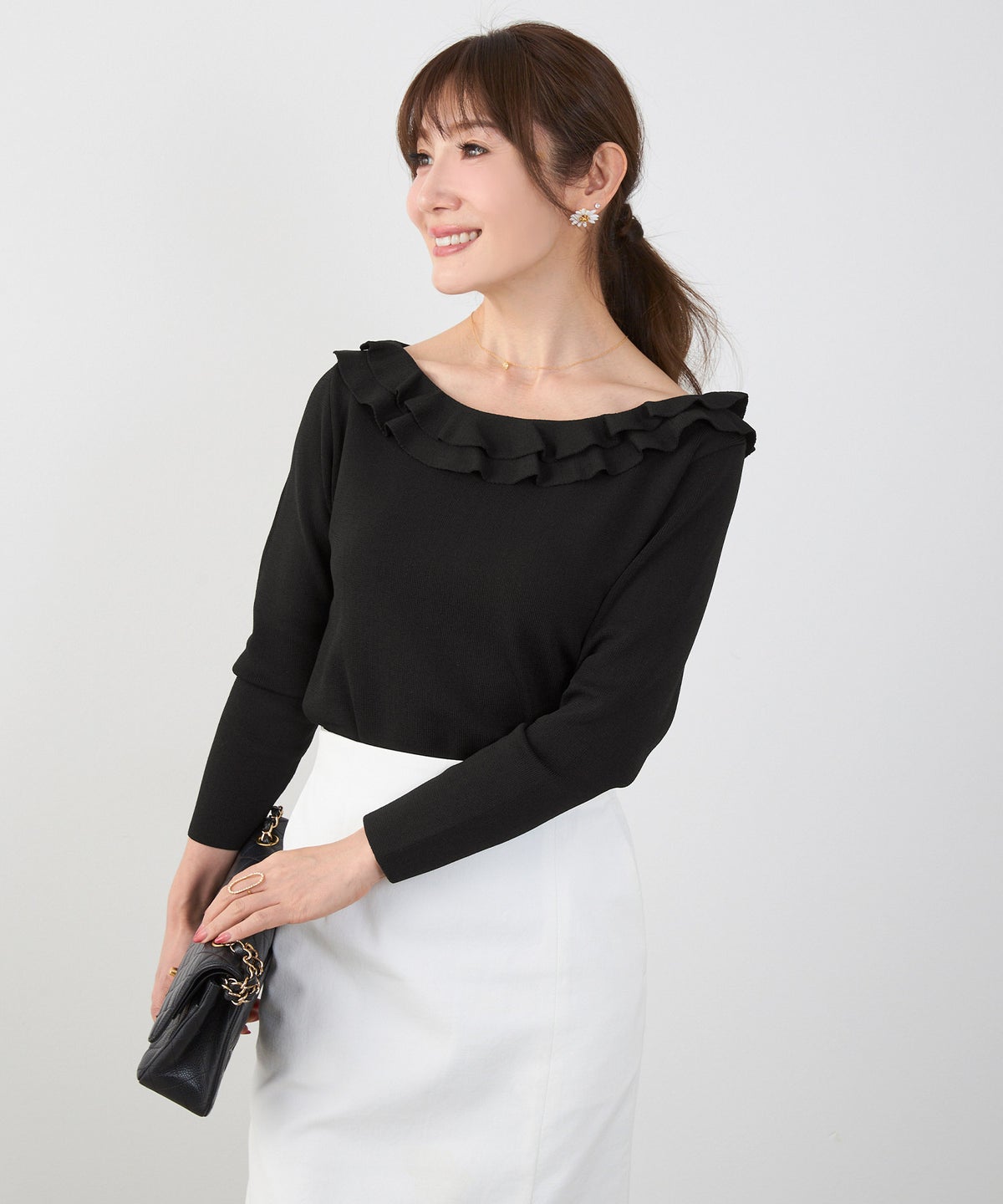 洗濯機可 マシンウォッシャブル UVカット 接触冷感 長袖 可愛い 上品 きれいめ オフィス フェミニン 春 ジョイントスペース