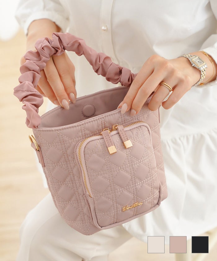 キルティング 撥水 ミニ ポシェット バッグ  le reve vaniller 