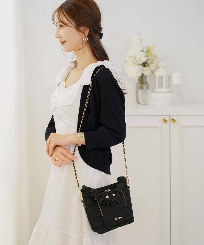 グッズ ポシェット ミニバッグ ショルダーバッグ サブバッグ お出かけ 運動会 キルティング 撥水