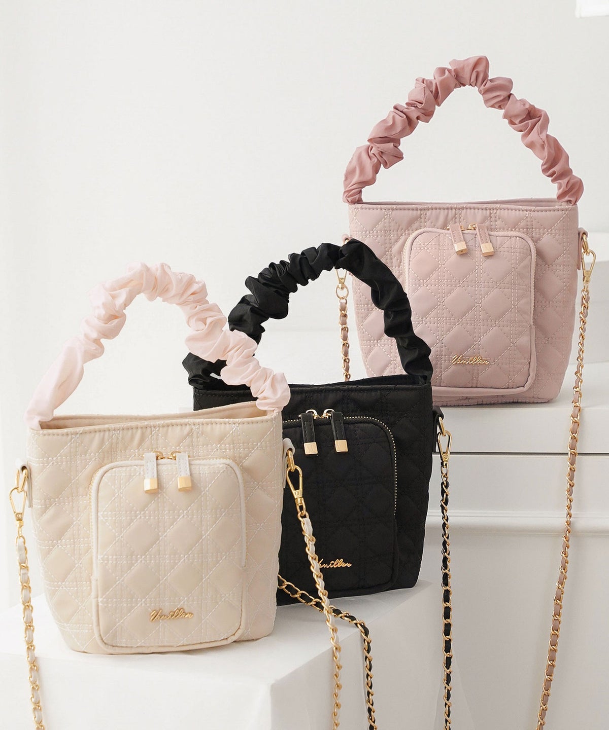 グッズ ポシェット ミニバッグ ショルダーバッグ サブバッグ お出かけ 運動会 キルティング 撥水