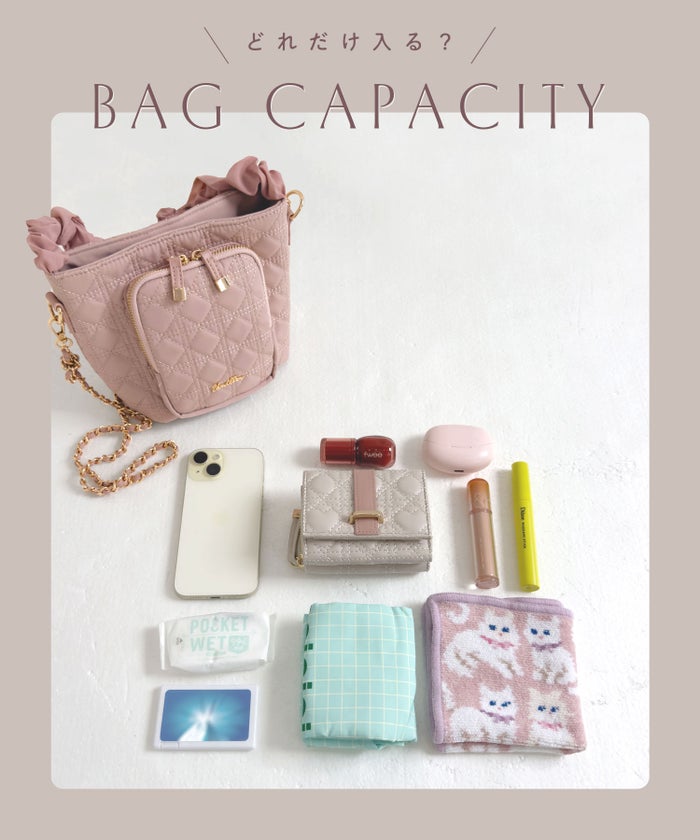 グッズ ポシェット ミニバッグ ショルダーバッグ サブバッグ お出かけ 運動会 キルティング 撥水