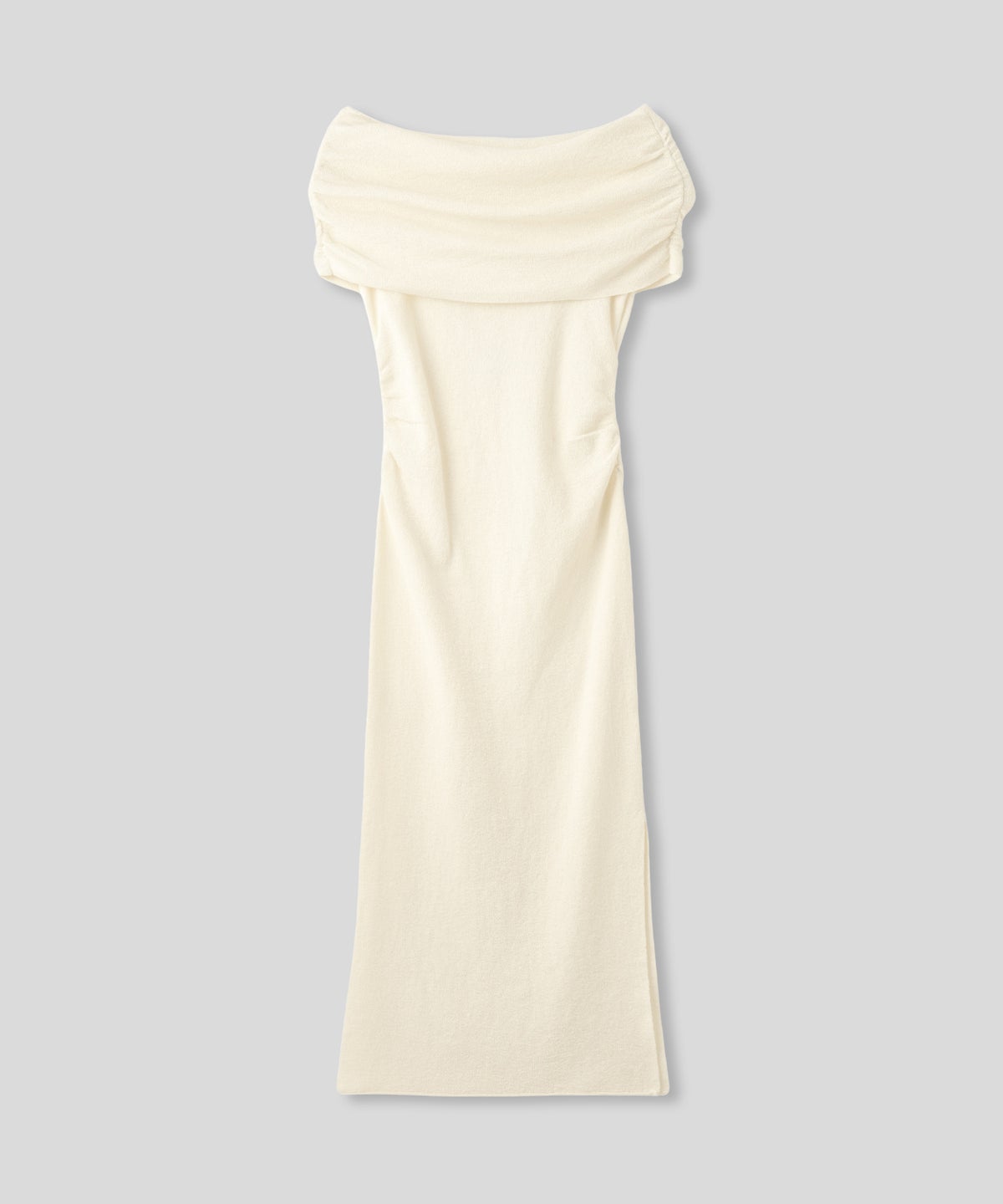 オフショル ニット ワンピース KINO THE KEI ストレッチワンピース ボディラインワンピース フィットシルエットワンピース 大人色気ワンピース 韓国風ワンピース 抜け感ワンピース 大人女子コーデ きれいめカジュアル オフショルワンピ ニットワンピース