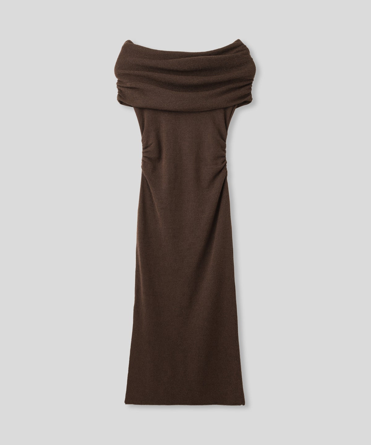 オフショル ニット ワンピース KINO THE KEI ストレッチワンピース ボディラインワンピース フィットシルエットワンピース 大人色気ワンピース 韓国風ワンピース 抜け感ワンピース 大人女子コーデ きれいめカジュアル オフショルワンピ ニットワンピース