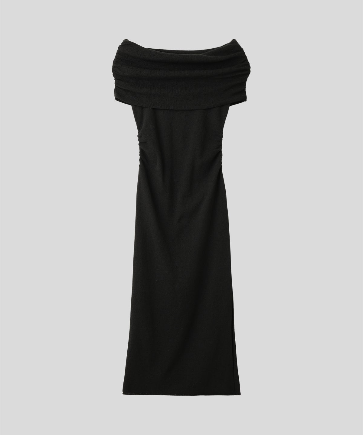 オフショル ニット ワンピース KINO THE KEI ストレッチワンピース ボディラインワンピース フィットシルエットワンピース 大人色気ワンピース 韓国風ワンピース 抜け感ワンピース 大人女子コーデ きれいめカジュアル オフショルワンピ ニットワンピース