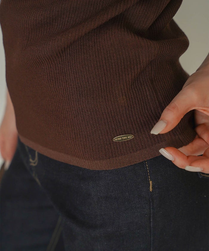 オフショル アレンジ ニット KINO THE KEI オフショルダートップス オフショルニット ワンショルダートップス ドレープトップス リブニットトップス フィットニット コンパクトトップス デザインニット 肌見せトップス