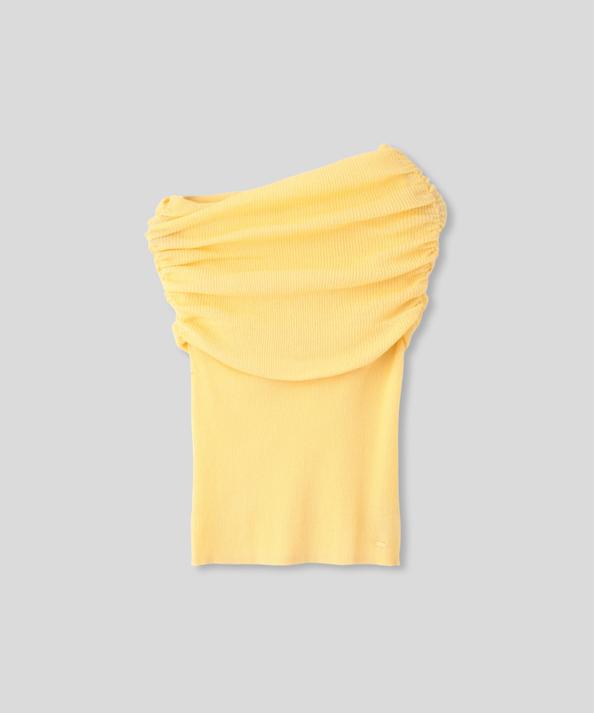 オフショル アレンジ ニット KINO THE KEI オフショルダートップス オフショルニット ワンショルダートップス ドレープトップス リブニットトップス フィットニット コンパクトトップス デザインニット 肌見せトップス