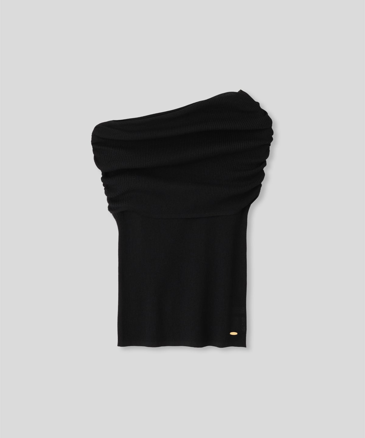 オフショル アレンジ ニット KINO THE KEI オフショルダートップス オフショルニット ワンショルダートップス ドレープトップス リブニットトップス フィットニット コンパクトトップス デザインニット 肌見せトップス