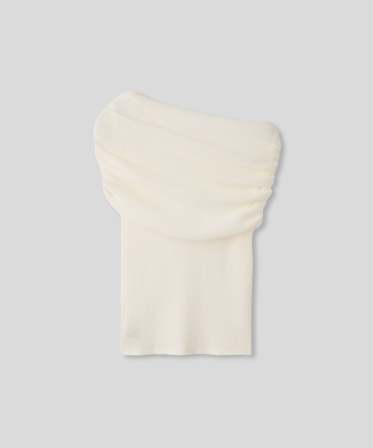 オフショル アレンジ ニット KINO THE KEI オフショルダートップス オフショルニット ワンショルダートップス ドレープトップス リブニットトップス フィットニット コンパクトトップス デザインニット 肌見せトップス