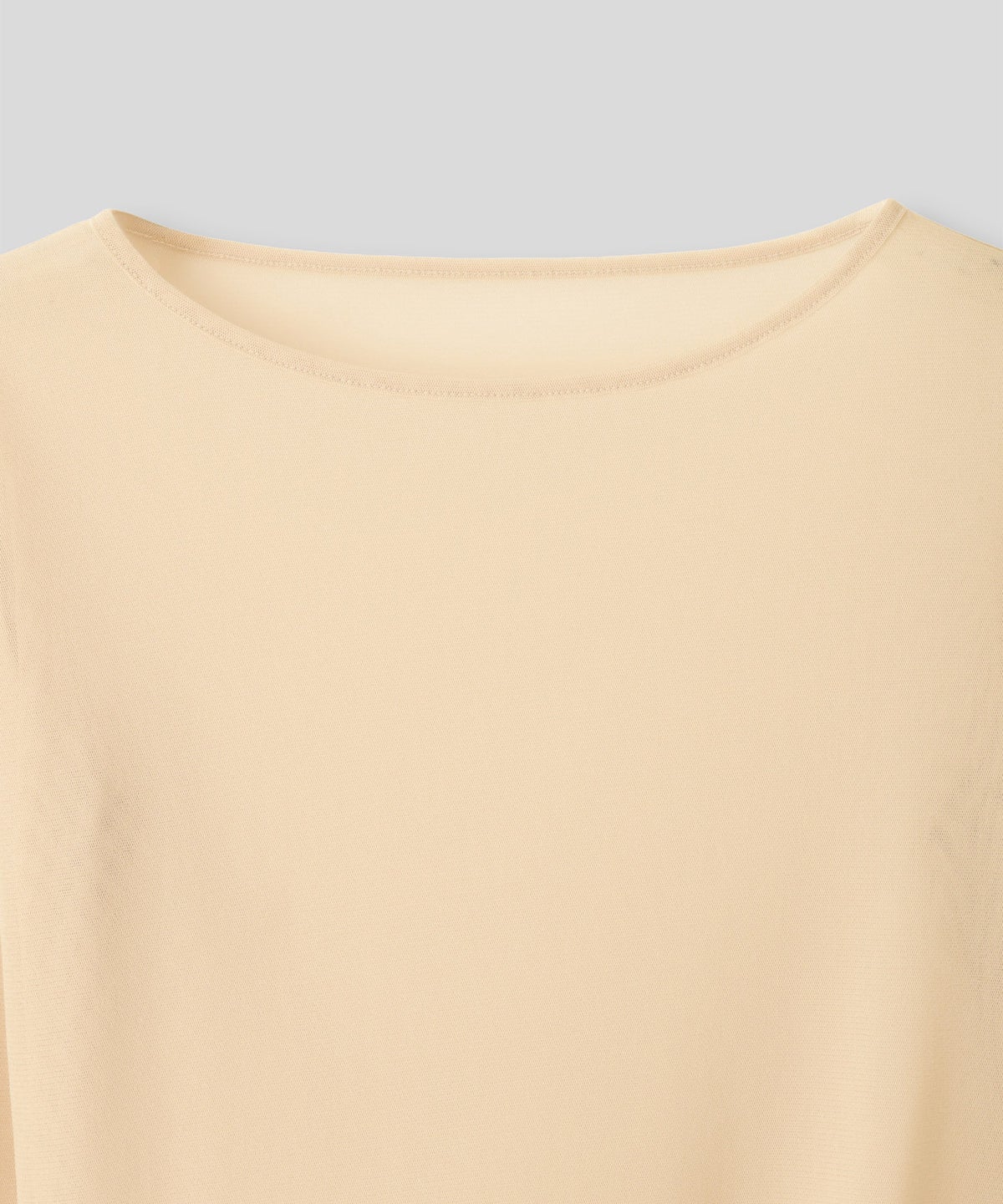 セカンドスキン シアー アシンメトリー トップス KINO THE KEI 変形トップス アシンメトリートップス ドレープトップス デザイントップス フィットトップス セカンドスキントップス レイヤードトップス インナートップス ロングスリーブトップス コンパクトトップス 美シルエットトップス