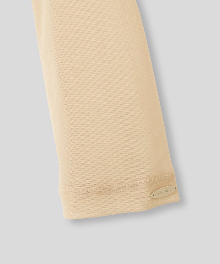 セカンドスキン シアー アシンメトリー トップス KINO THE KEI 変形トップス アシンメトリートップス ドレープトップス デザイントップス フィットトップス セカンドスキントップス レイヤードトップス インナートップス ロングスリーブトップス コンパクトトップス 美シルエットトップス