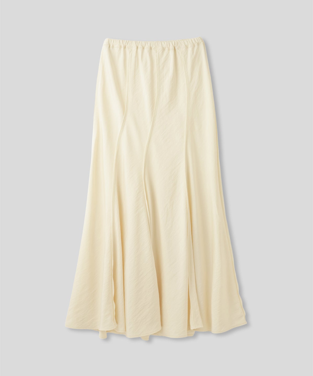 ウェーブ 切り替え スカート KINO THE KEI ロングスカート マーメイドスカート フレアスカート ウェーブデザインスカート 切替スカート デザインスカート 揺れスカート ボリュームスカート 美シルエットスカート スタイルアップスカート ウエストゴムスカート