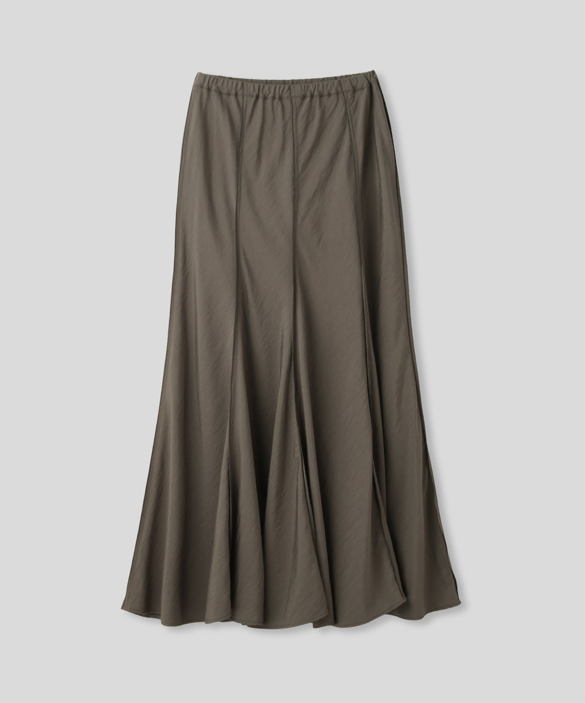 ウェーブ 切り替え スカート KINO THE KEI ロングスカート マーメイドスカート フレアスカート ウェーブデザインスカート 切替スカート デザインスカート 揺れスカート ボリュームスカート 美シルエットスカート スタイルアップスカート ウエストゴムスカート