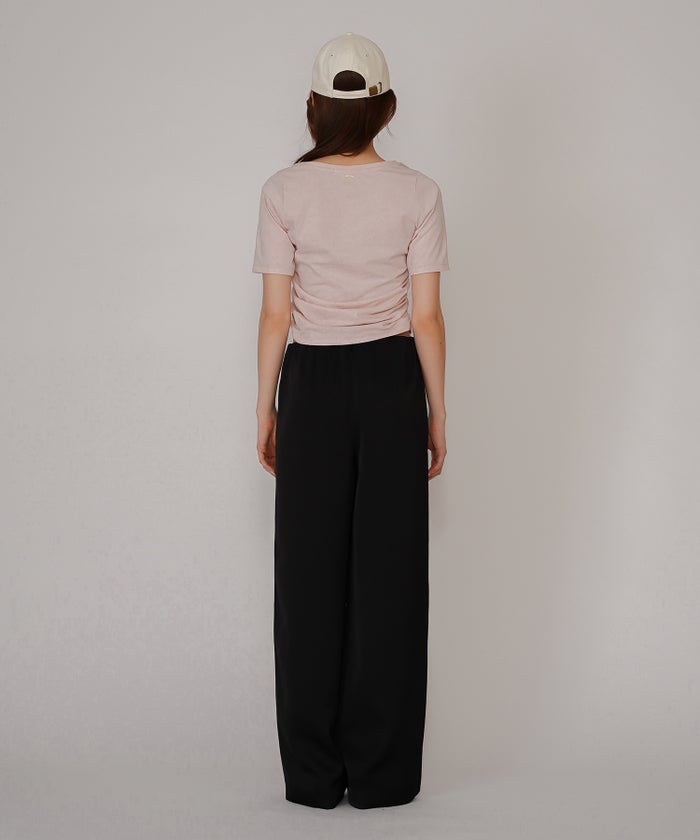 サテン セミ ワイド パンツ KINO THE KEI ゆったり ワイドパンツレディース 20代 ボトムズ 動きやすい 微光沢 着痩せ 美脚 大きいサイズ レディース 通勤 サテンシルク無地パンツ バケーション オフィス セットアップ オールシーズン対応 リゾート 南国　ディナー ルームウェア 大人可愛い 通学 学生 女子会