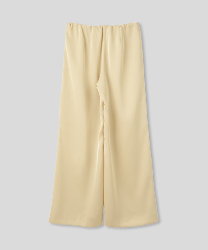 サテン セミ ワイド パンツ KINO THE KEI ゆったり ワイドパンツレディース 20代 ボトムズ 動きやすい 微光沢 着痩せ 美脚 大きいサイズ レディース 通勤 サテンシルク無地パンツ バケーション オフィス セットアップ オールシーズン対応 リゾート 南国　ディナー ルームウェア 大人可愛い 通学 学生 女子会