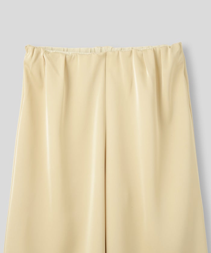 サテン セミ ワイド パンツ KINO THE KEI ゆったり ワイドパンツレディース 20代 ボトムズ 動きやすい 微光沢 着痩せ 美脚 大きいサイズ レディース 通勤 サテンシルク無地パンツ バケーション オフィス セットアップ オールシーズン対応 リゾート 南国　ディナー ルームウェア 大人可愛い 通学 学生 女子会