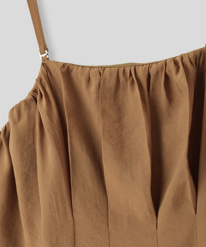 シェル ビスチェ ブラウス KINO THE KEI ベアトップ ベアトップス キャミトップス ペプラムトップス フレアトップス タックデザイントップス デザインキャミソール キャミブラウス ペプラムブラウス ウエストマークトップス スタイルアップトップス