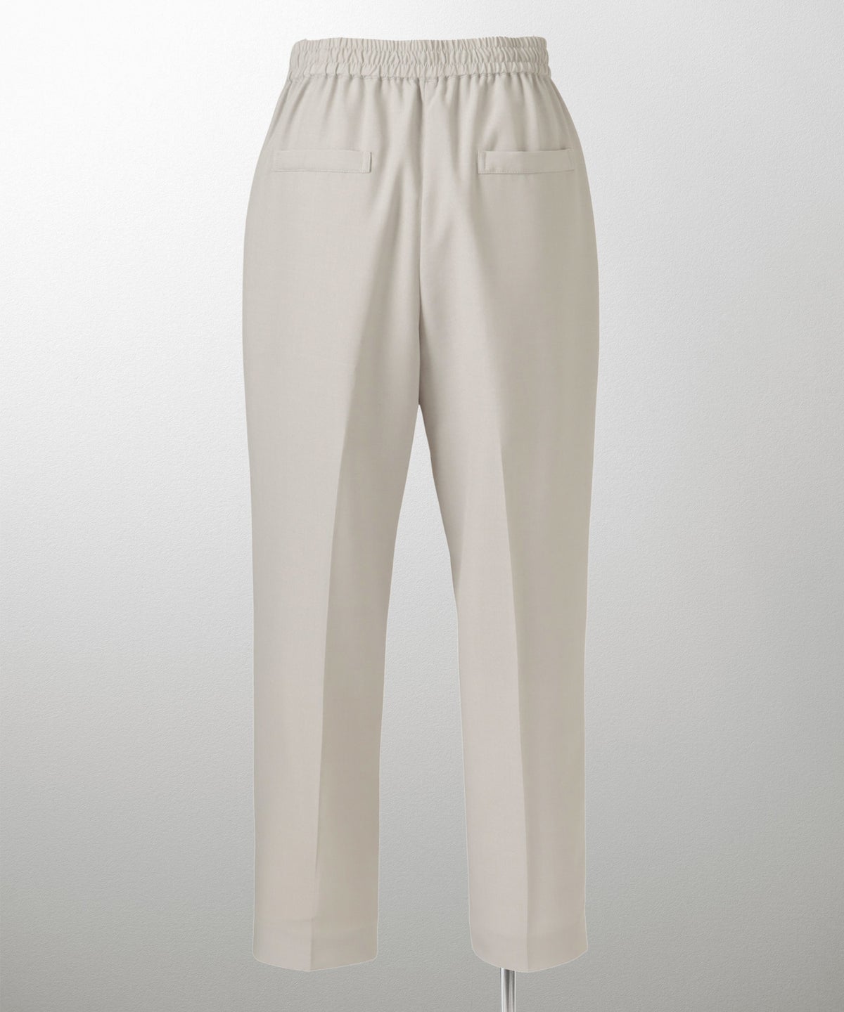 ドロスト テーパード パンツ レディース ファッション ウォッシャブル ライトグレー ピンク ネイビー M