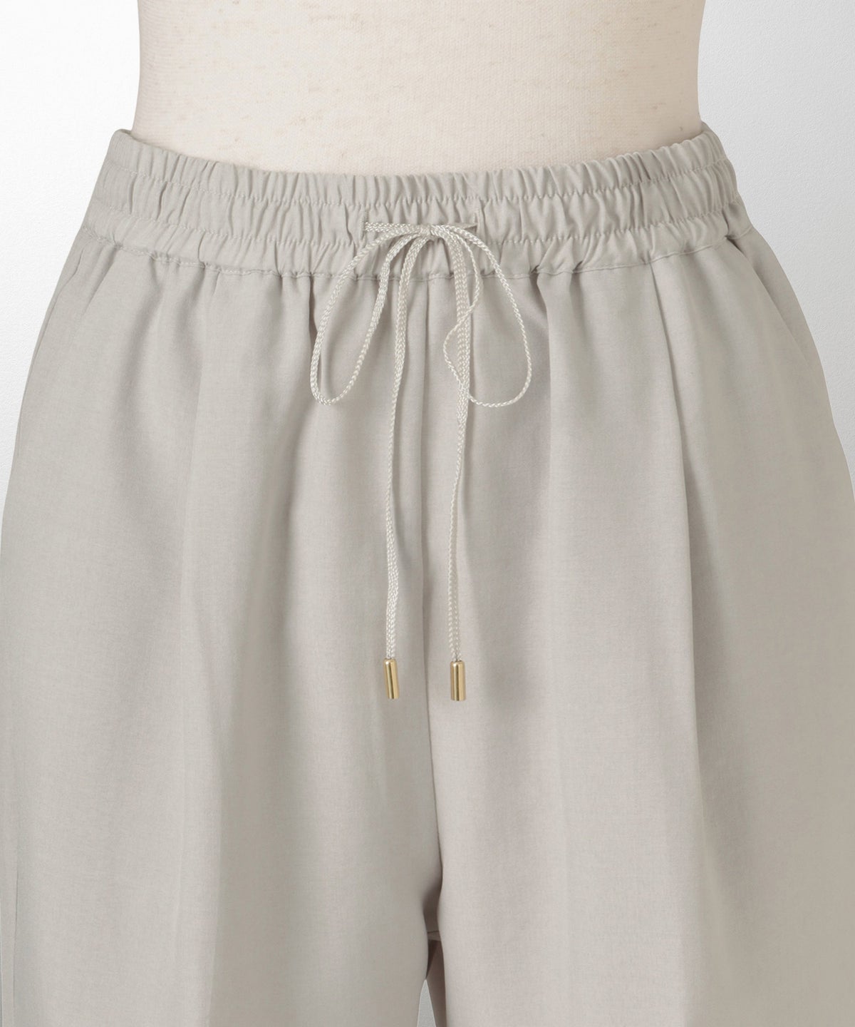 ドロスト テーパード パンツ レディース ファッション ウォッシャブル ライトグレー ピンク ネイビー M