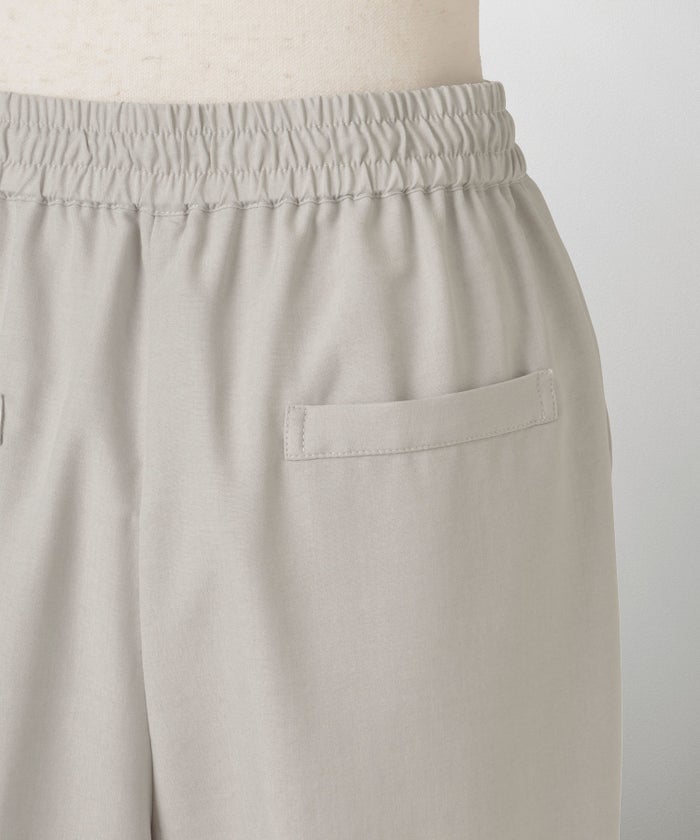 ドロスト テーパード パンツ レディース ファッション ウォッシャブル ライトグレー ピンク ネイビー M