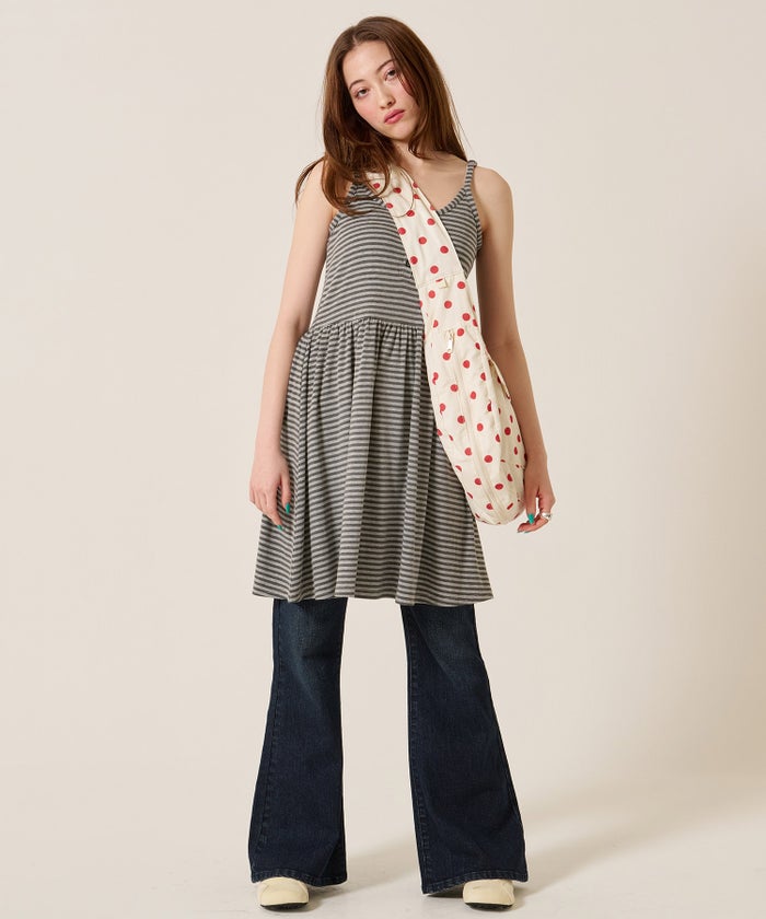 ボーダー/ヘンリー/ボーダー カットソー キャミワンピース TINA：JOJUN